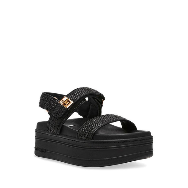 PIT-STOP BLACK RAFFIA