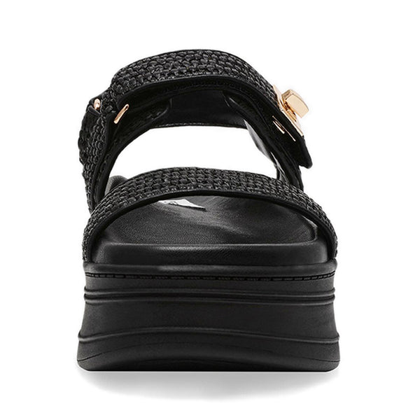 PIT-STOP BLACK RAFFIA