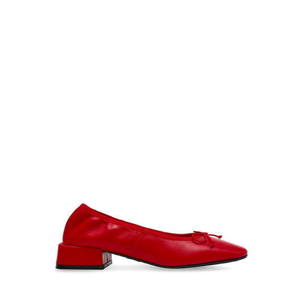 PRICILLA RED LEATHER